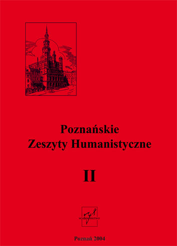 Adam Czabański (red.), Poznańskie Zeszyty Humanistyczne, t. II