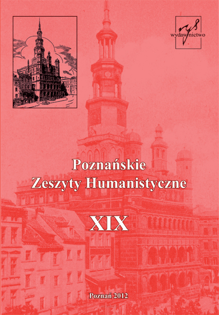 Adam Czabański (red.), Poznańskie Zeszyty Humanistyczne, t. XIX