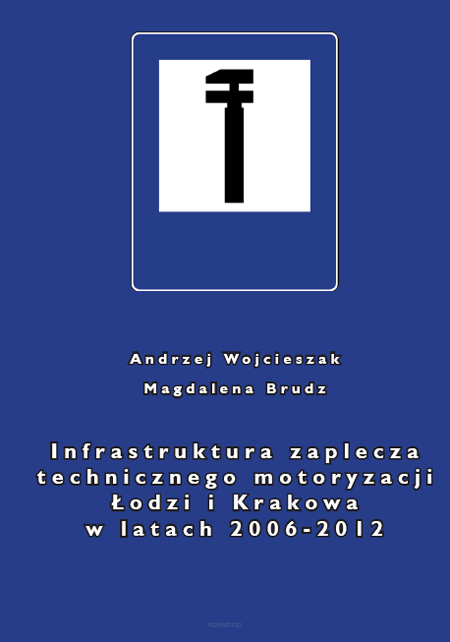 Andrzej Wojcieszak, Magdalena Brudz, Infrastruktura zaplecza technicznego motoryzacji Łodzi i Krakowa w latach 2006-2012