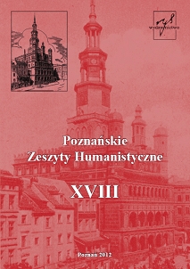 Adam Czabański (red.), Poznańskie Zeszyty Humanistyczne, t. XVIII