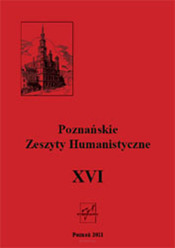 Adam Czabański (red.), Poznańskie Zeszyty Humanistyczne, t. XVI